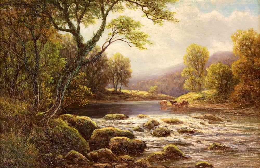 William Mellor (1851 - 1931) Oil On Canvas View II