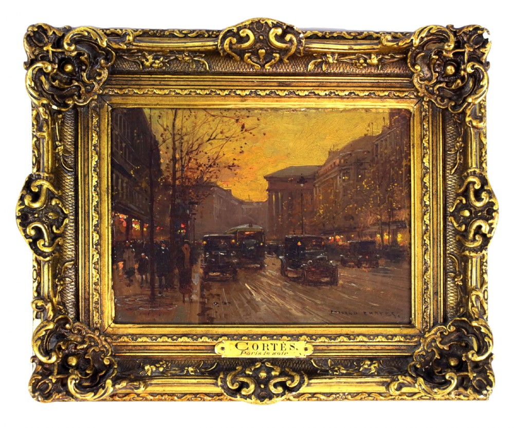 Edouard Leon Cortes (1882 - 1969) Oil on Board