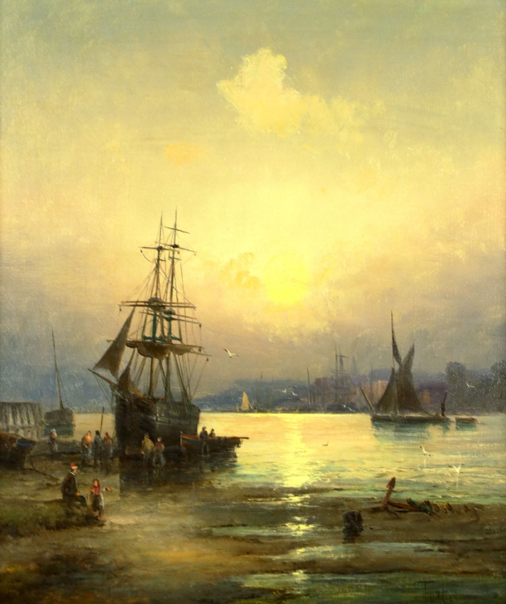WILLIAM THORNLEY (1857-1935) Oil on Canvas View III