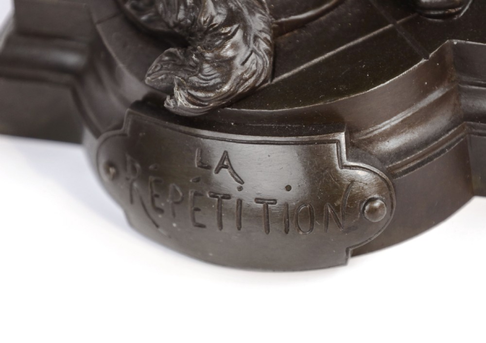 Alexandre Etienne Stella (1878-1892) Bronze Sculpture View V