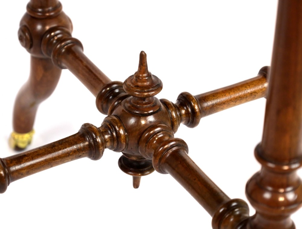 A Fine Quality Victorian Burr-Walnut Inlaid Round Table View III