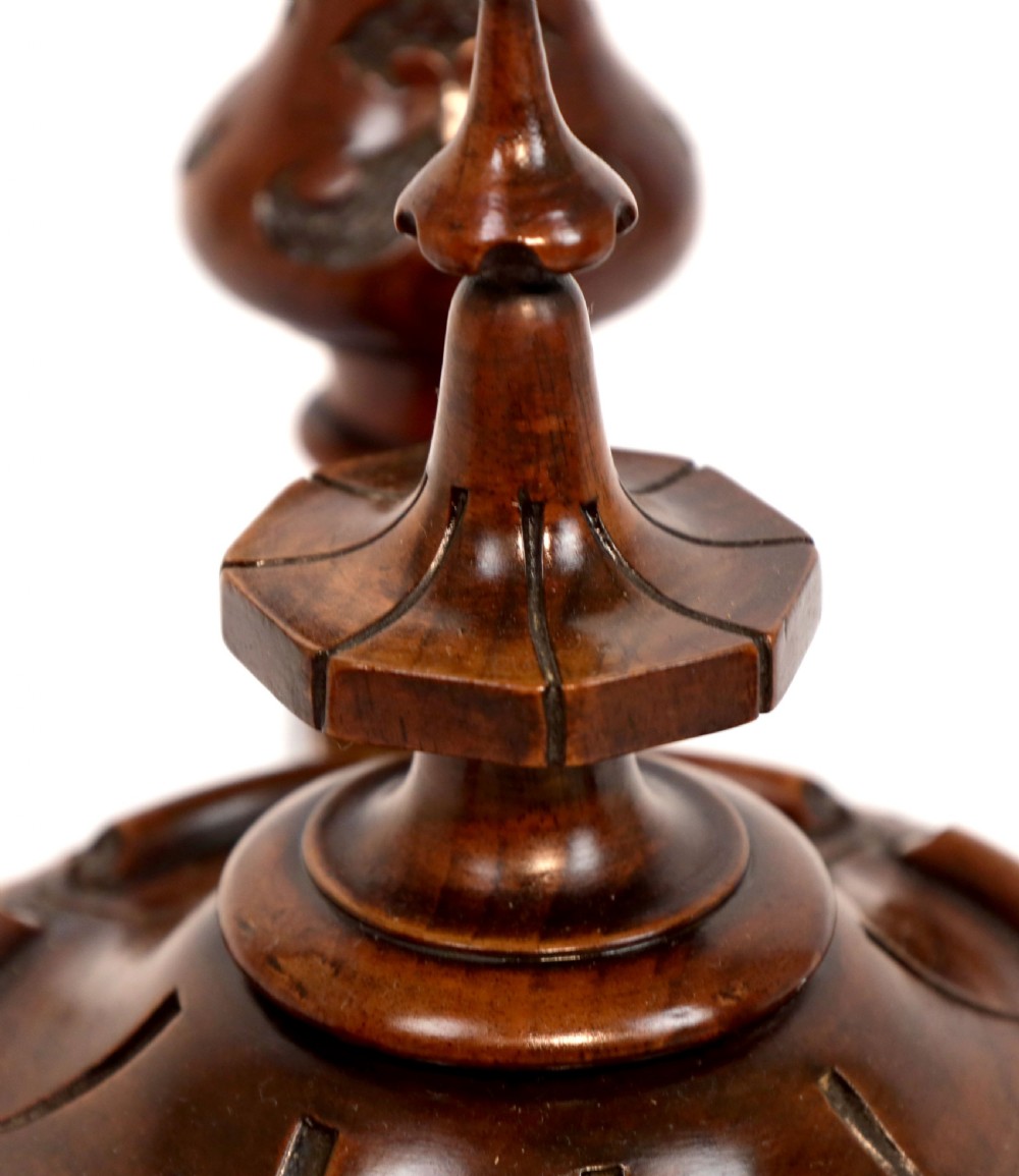 A Victorian Walnut Circular Work Table in the Manner of Gillows View VIII