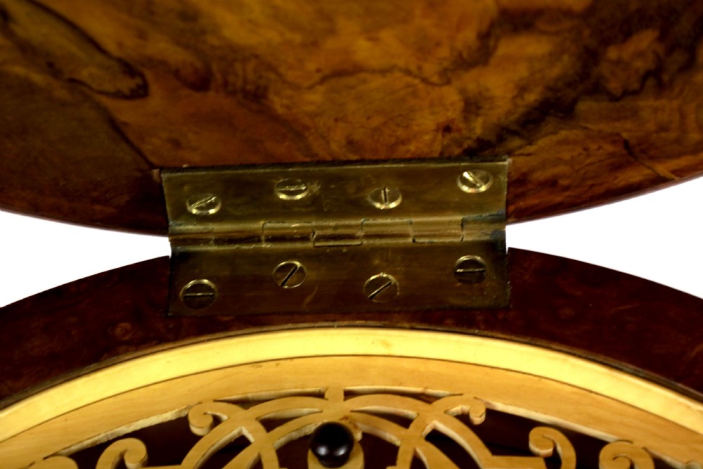 A Victorian Walnut Circular Work Table in the Manner of Gillows View XII