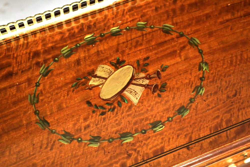An Fine Late Victorian Mahogany Inlaid Carleton House Style Desk View VII