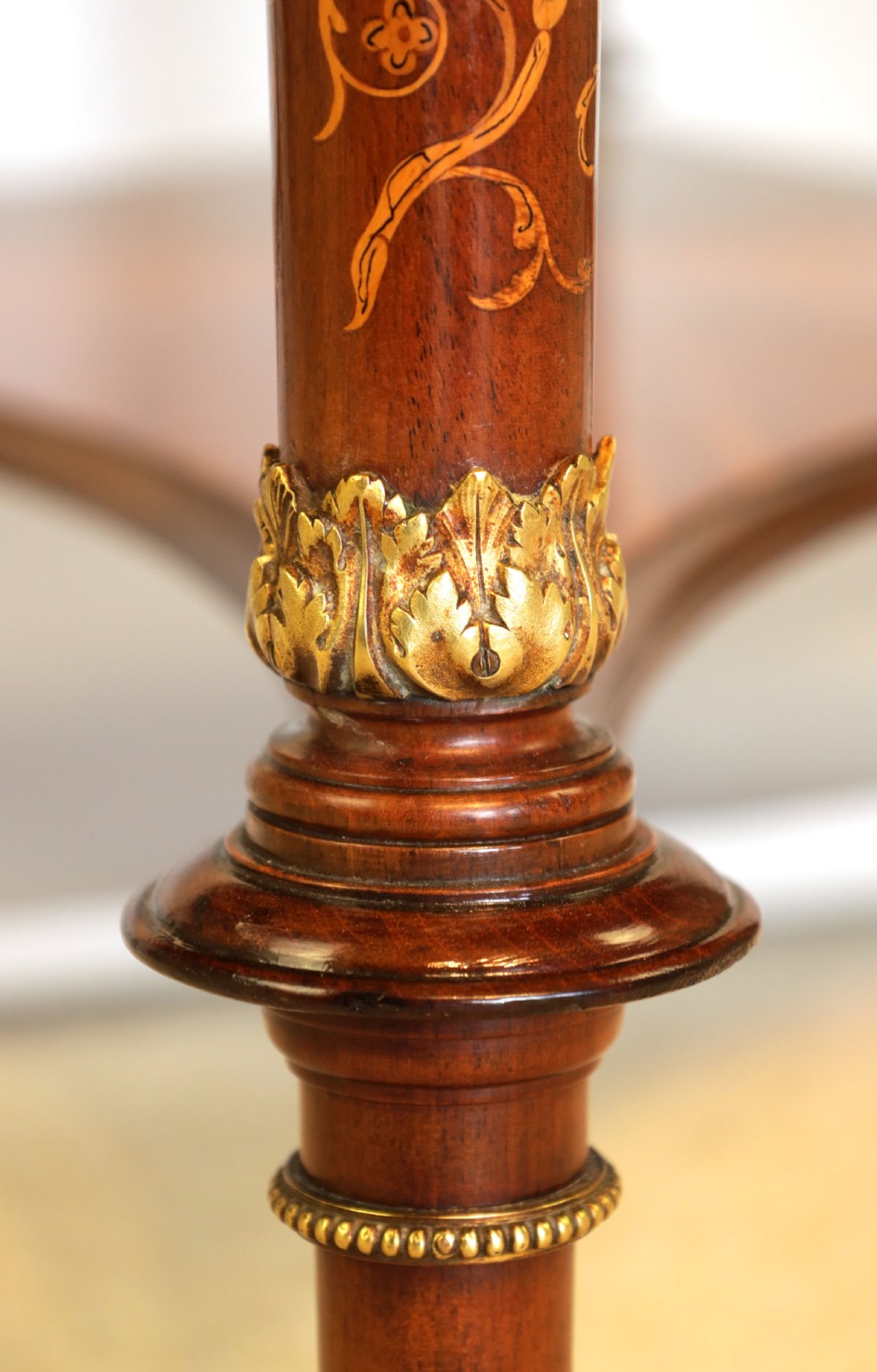An Exhibition Quality Inlaid Satinwood Collinson & Lock Centre Table View XIII