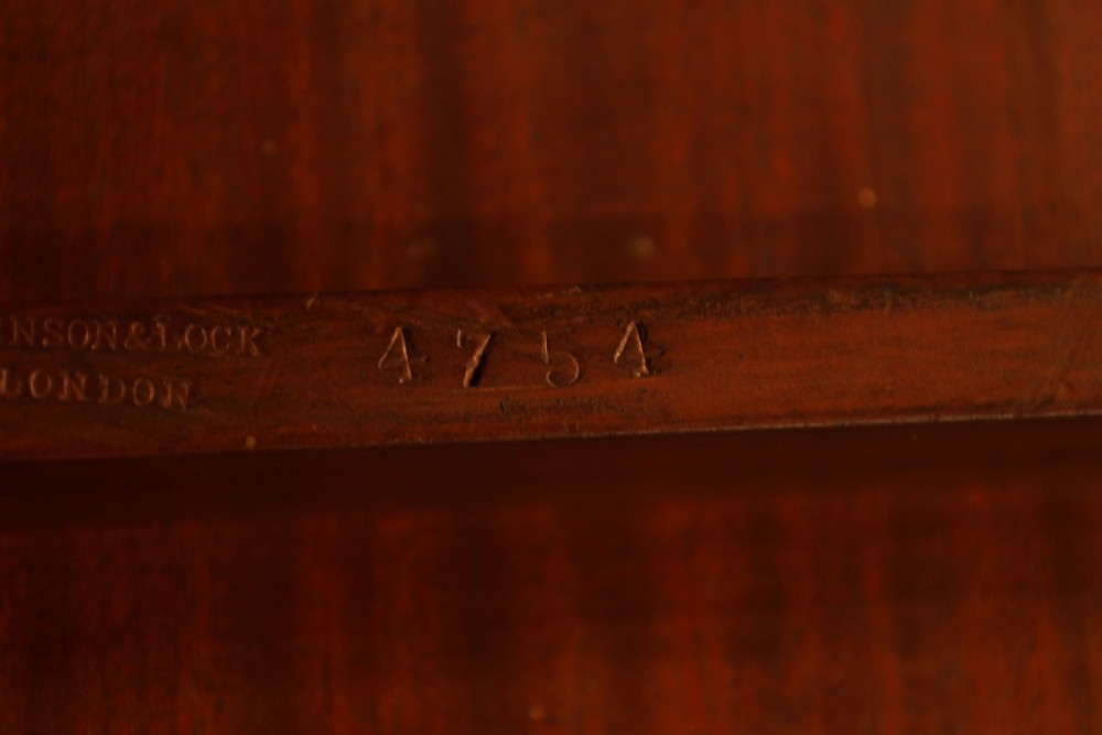 An Exhibition Quality Inlaid Satinwood Collinson & Lock Centre Table View XV
