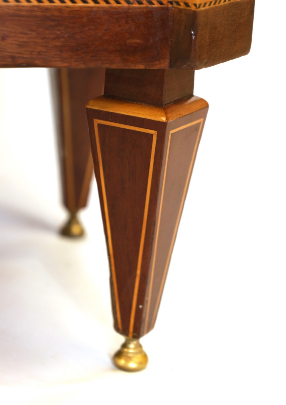 A Victorian Fine Quality Mahogany Inlaid Standing Open Bookcase View II