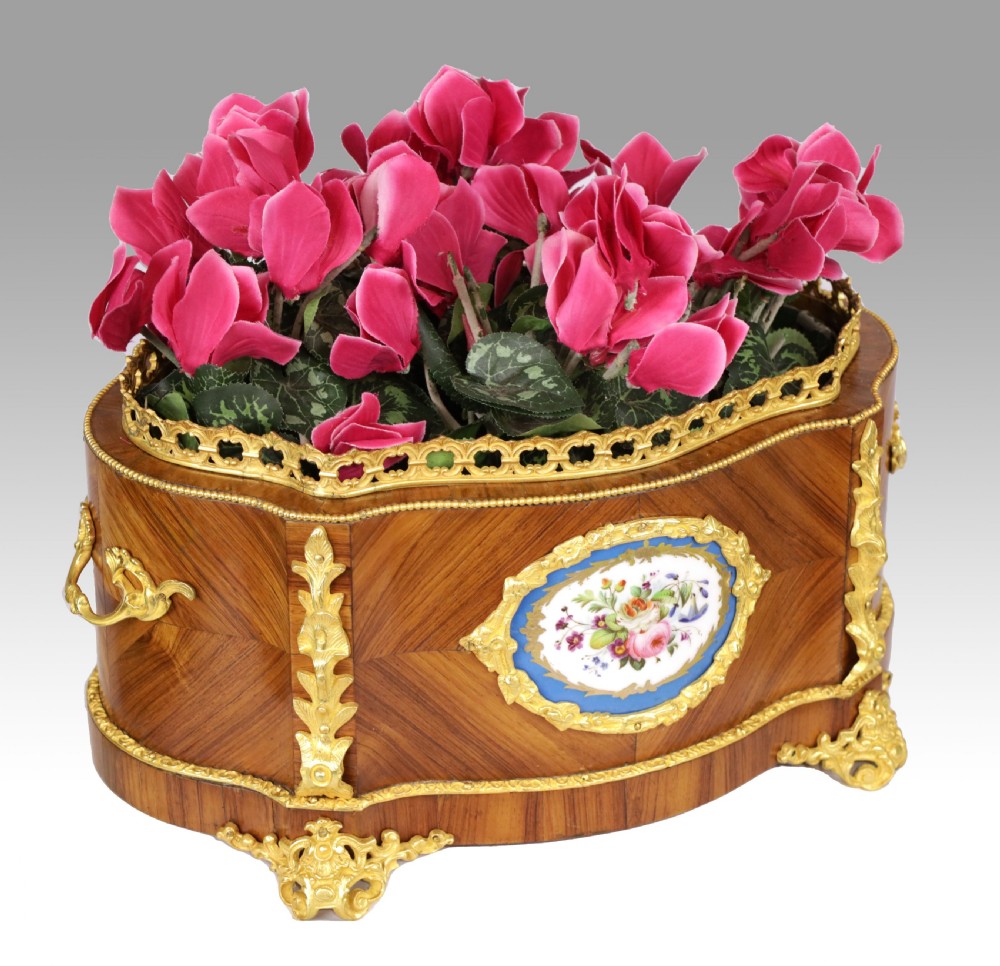 A Fine Victorian Kingwood and Ormolu mounted Table Top Jardiniere