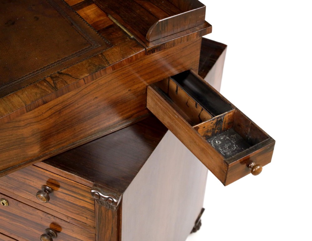 A Fine William IV Rosewood Daveport View III