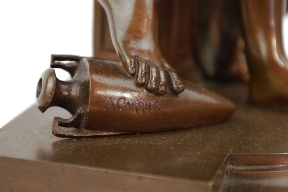 After A.Carrier-Belleuse (1824-1887) Bronze Sculpture View III