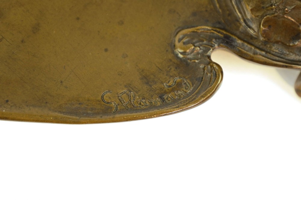 After Georges Flamand (1895-1925) Bronze Inkstand View IV