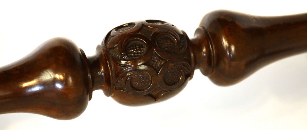 The Quality Victorian Burr-walnut Inlaid Stretcher Table View V