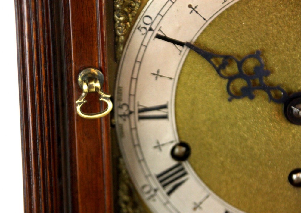 A Quality Late 19th C. Mahogany Chippendale Grand Daughter Clock View IX
