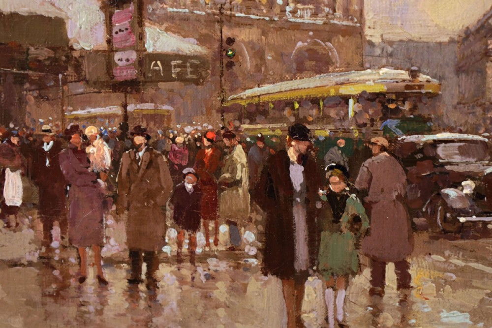 Edouard Leon Cortes (1882 - 1969) Oil on Canvas View IV
