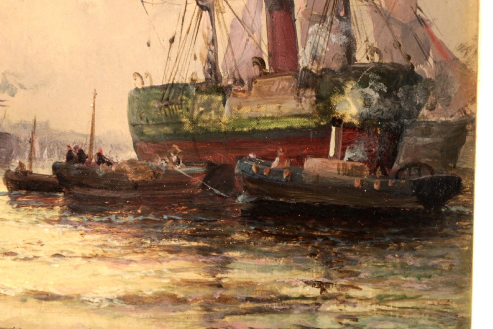 WILLIAM THORNLEY (1857-1935) Pair of Oils on Canvas View III