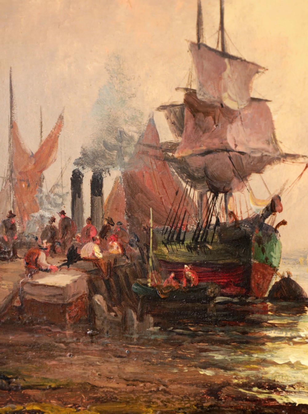 WILLIAM THORNLEY (1857-1935) Pair of Oils on Canvas View VI