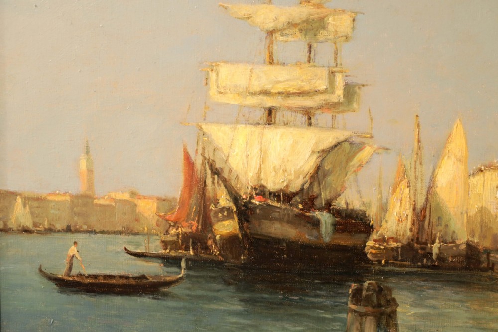 Marc Aldine (1870-1955) Oil on Canvas View III