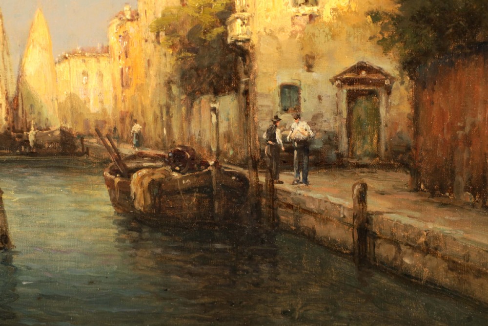 Marc Aldine (1870-1955) Oil on Canvas View IV