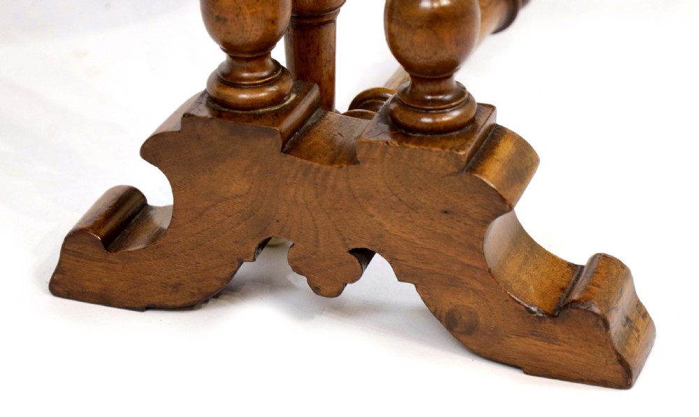 A Fine Quality Victorian Burr Walnut Inlaid Baby Sutherland Table View II