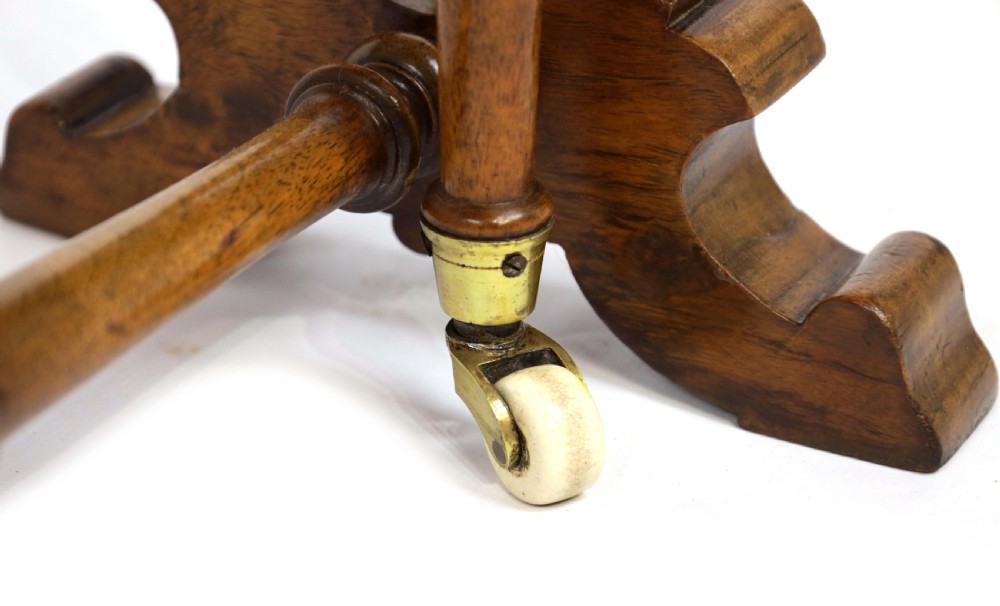 A Fine Quality Victorian Burr Walnut Inlaid Baby Sutherland Table View IV