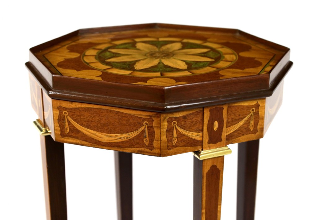 A Fine Quality Ormolu and Inlaid Mahogany Victorian Kettle stand View VII