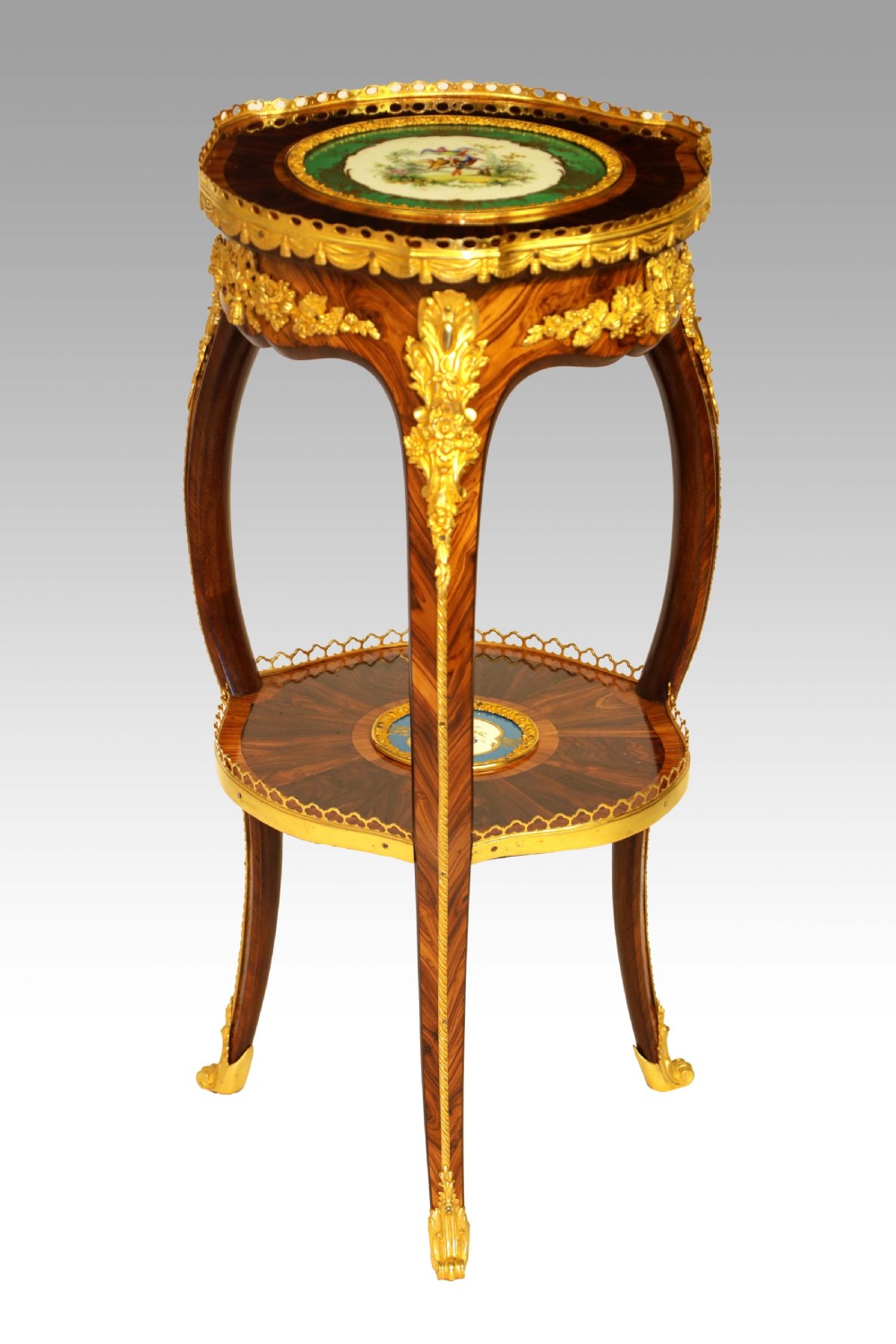 A Fine Victorian Kingwood Sevres and Ormolu Mounted Occasional Table