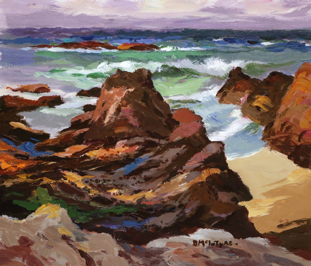 Donald McIntyre RCA (1923-2009) Oil on Board View II