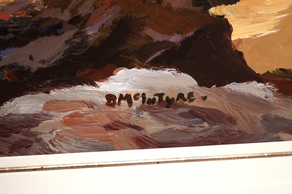 Donald McIntyre RCA (1923-2009) Oil on Board View III