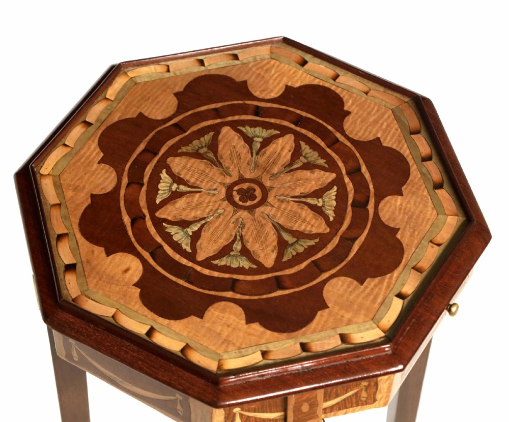 A Fine Quality Ormolu and Inlaid Mahogany Victorian Kettle stand View II