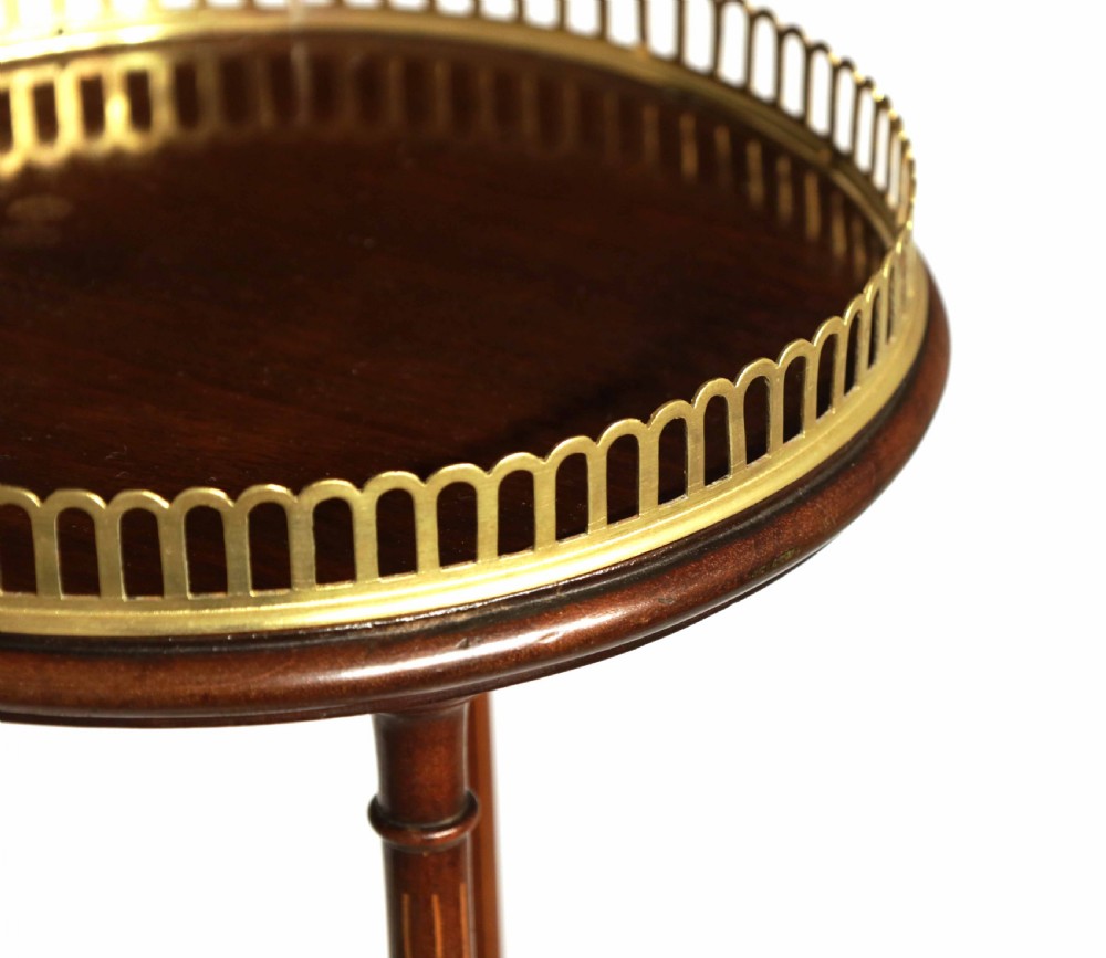A Fine Victorian Inlaid Mahogany Torchere View II