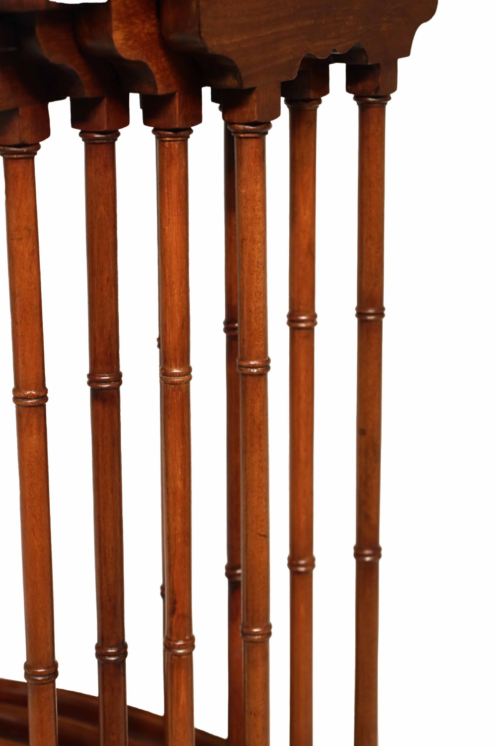 A Fine Set of 4 Victorian Inlaid Mahogany Nest of Tables View IV