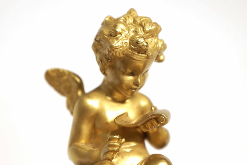 A 19th Century French Louis XV Style Ormolu Mounted Desk Inkstand View III
