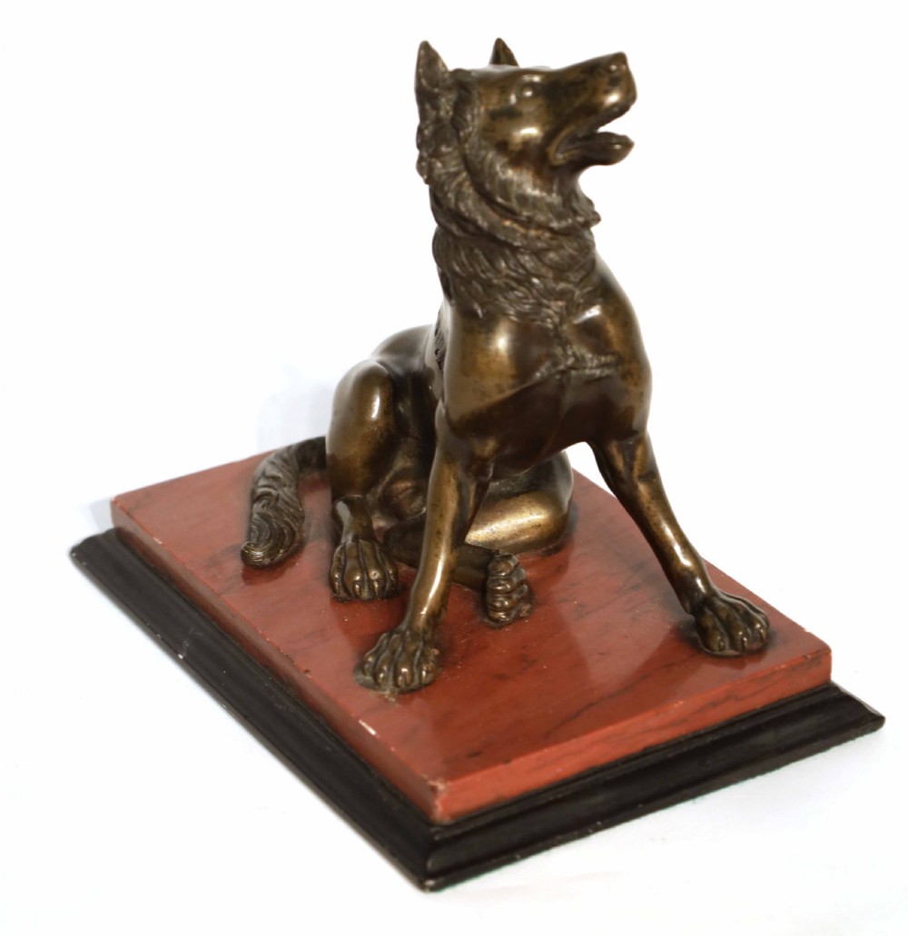 A 19th Century Bronze of The Dog of Alcibiades (Jennings Dog) View II
