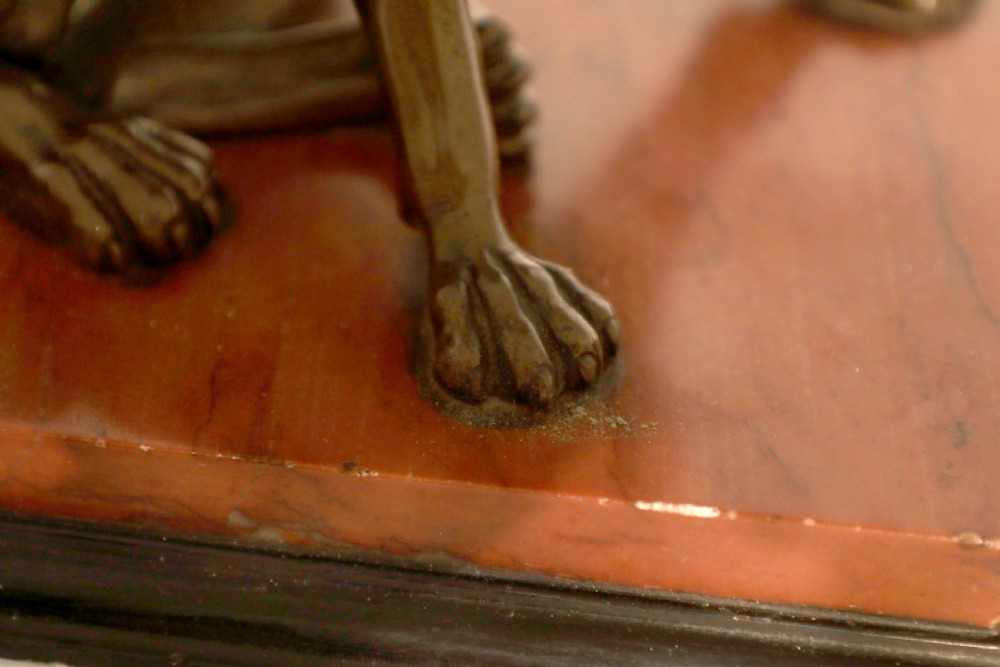 A 19th Century Bronze of The Dog of Alcibiades (Jennings Dog) View IV