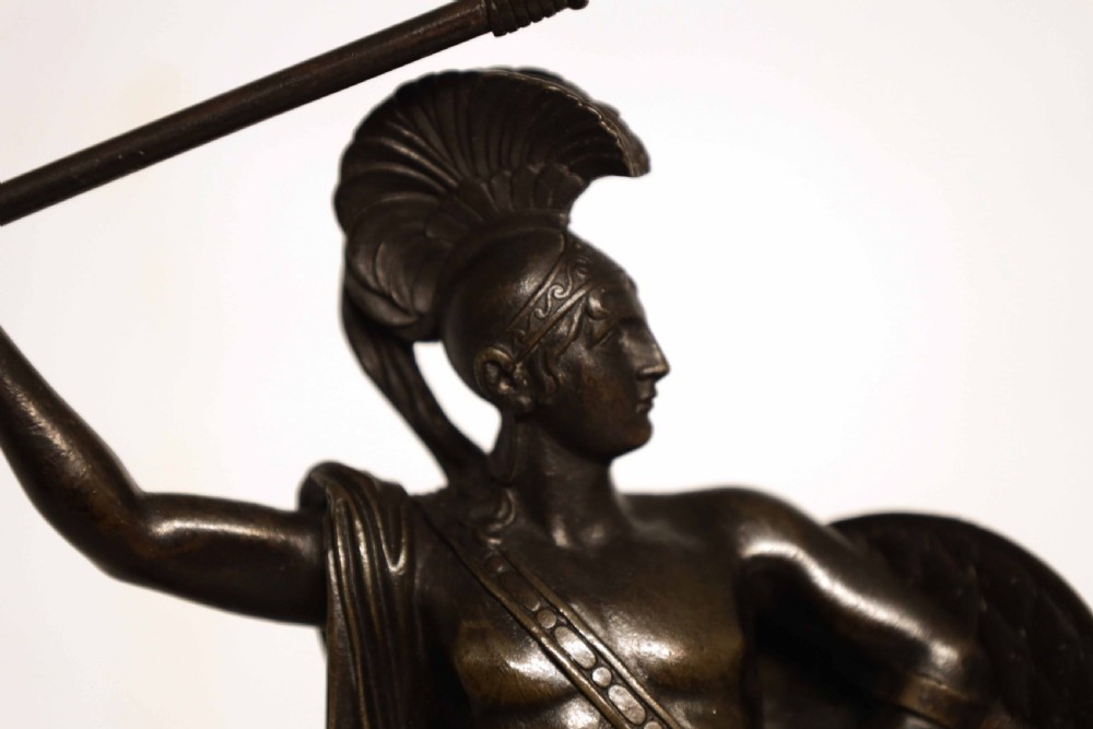 A Pair of 19th Century French Bronzes Gladiators of Horace and Curiace View II
