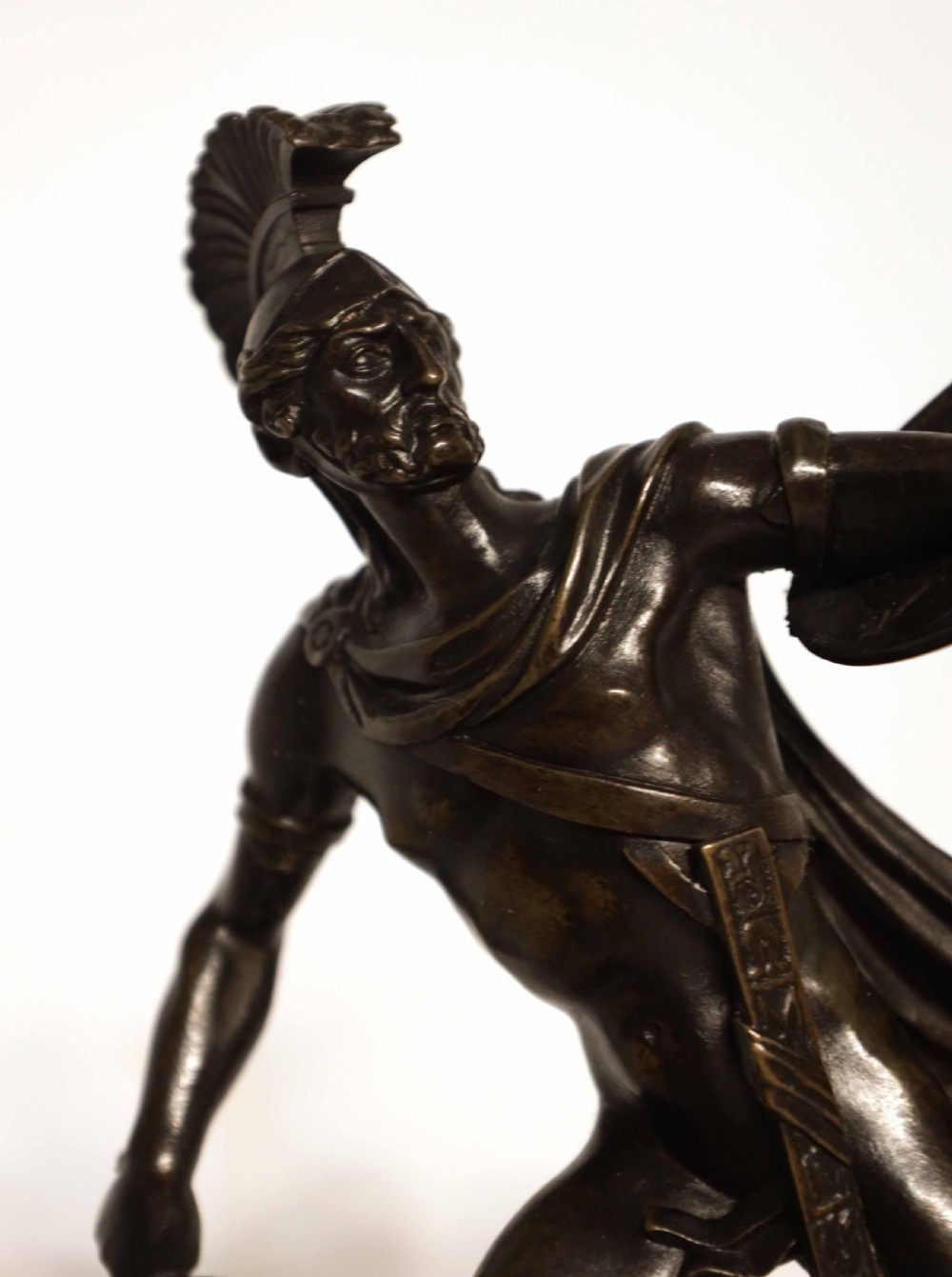 A Pair of 19th Century French Bronzes Gladiators of Horace and Curiace View III