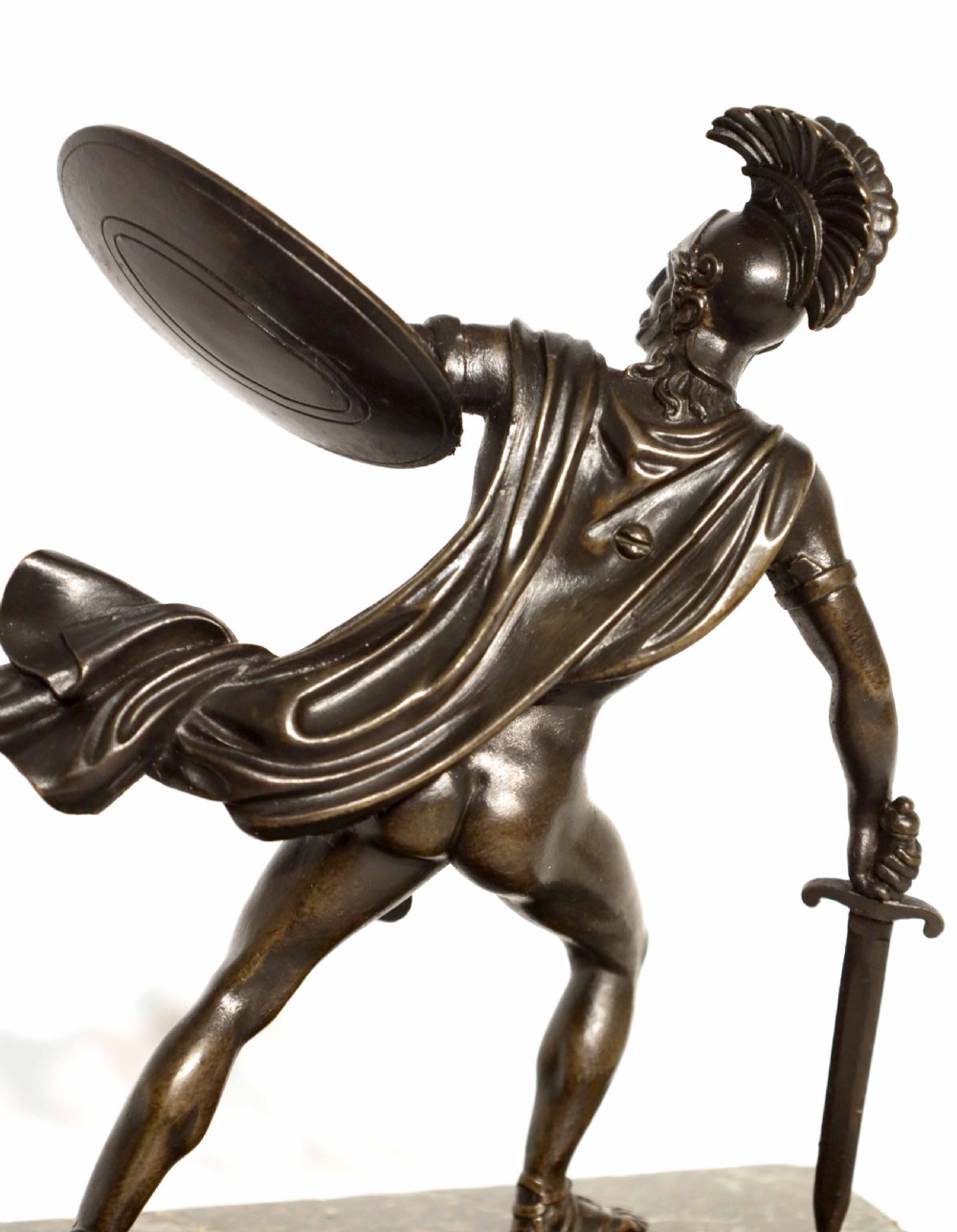 A Pair of 19th Century French Bronzes Gladiators of Horace and Curiace View V