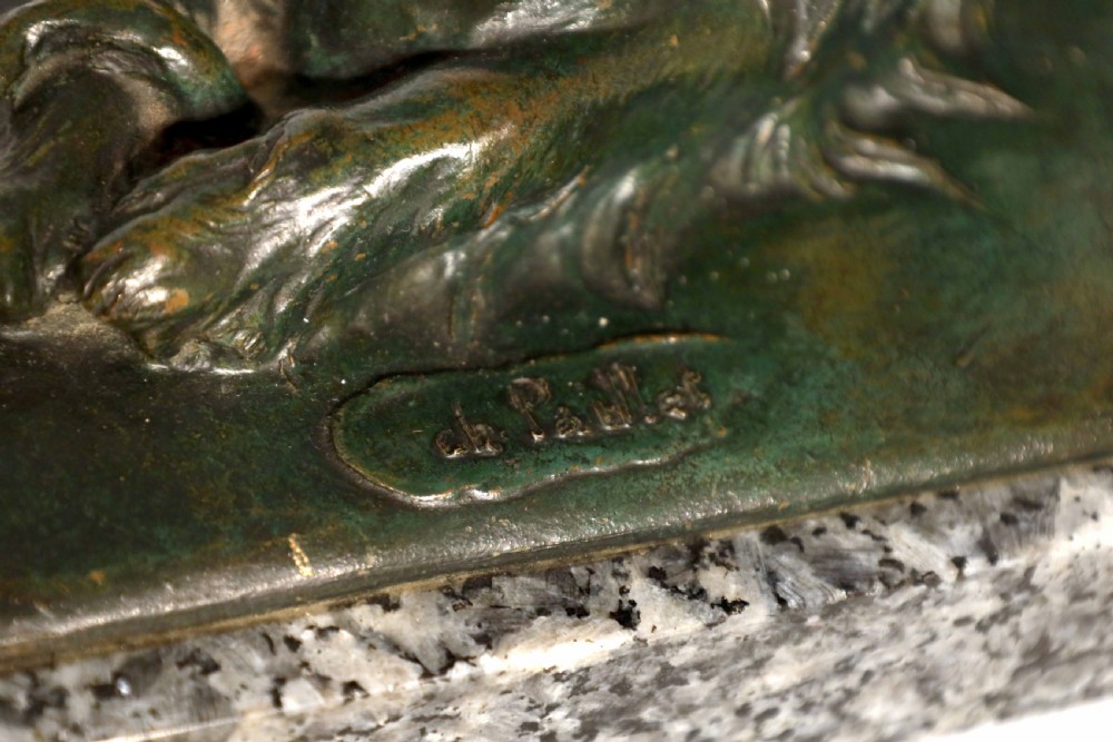 Charles Paillet (1871-1937) A Fine Patinated French Bronze Sculpture View III