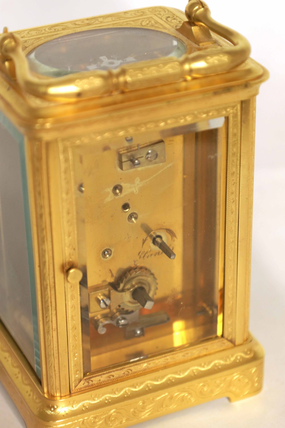 A Fine 19th C. French 'Sevres' Porcelain Panel Carriage Clock View V