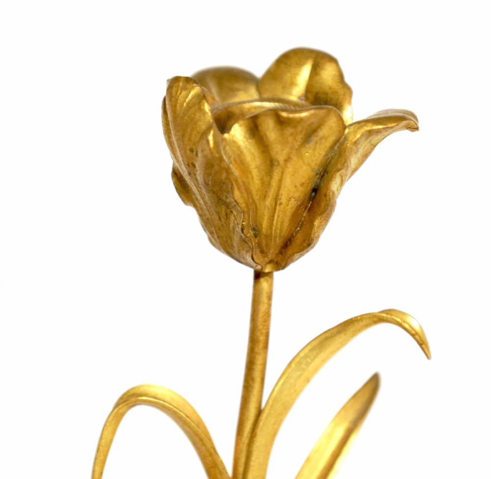 A Fine Pair of 19th Century Agate and Ormolu Candlesticks View II