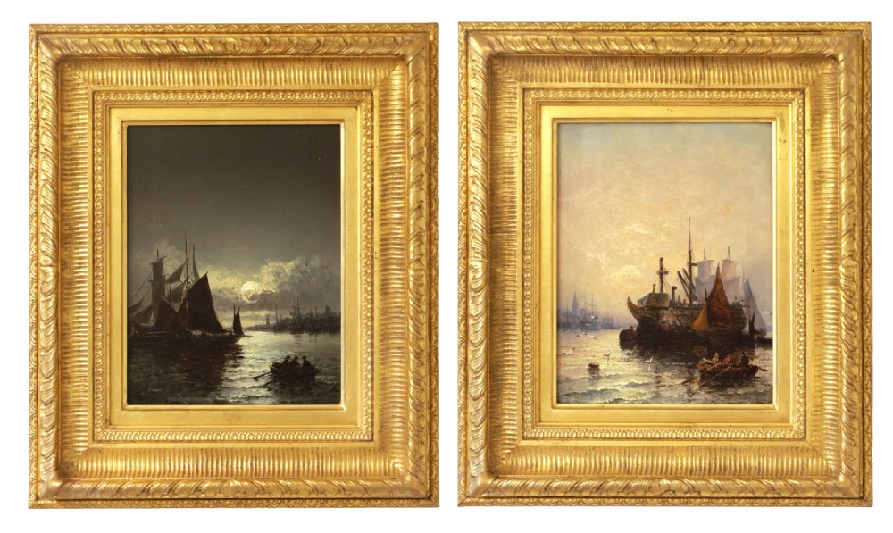 William Thornley (1857-1935) A Pair of Oils on Canvas