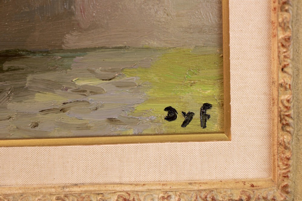 Marcel Dyf (1899 – 1985) Oil on Canvas View V