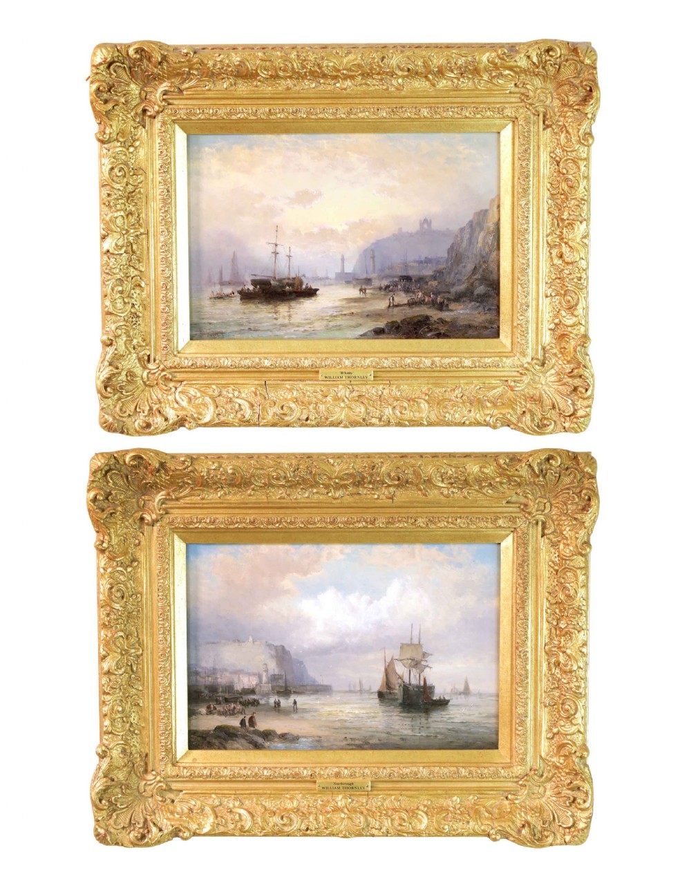 William Thornley (1857-1935) A Pair of Oils on Canvas