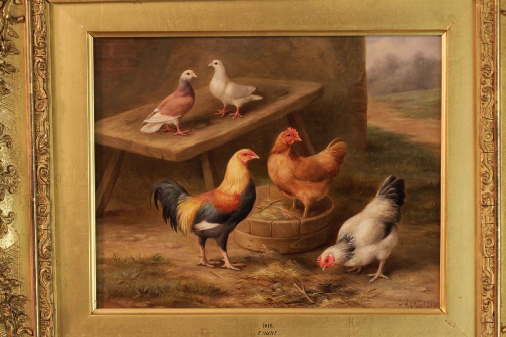 Edgar Hunt (1876 - 1953) Oil on Canvas View II