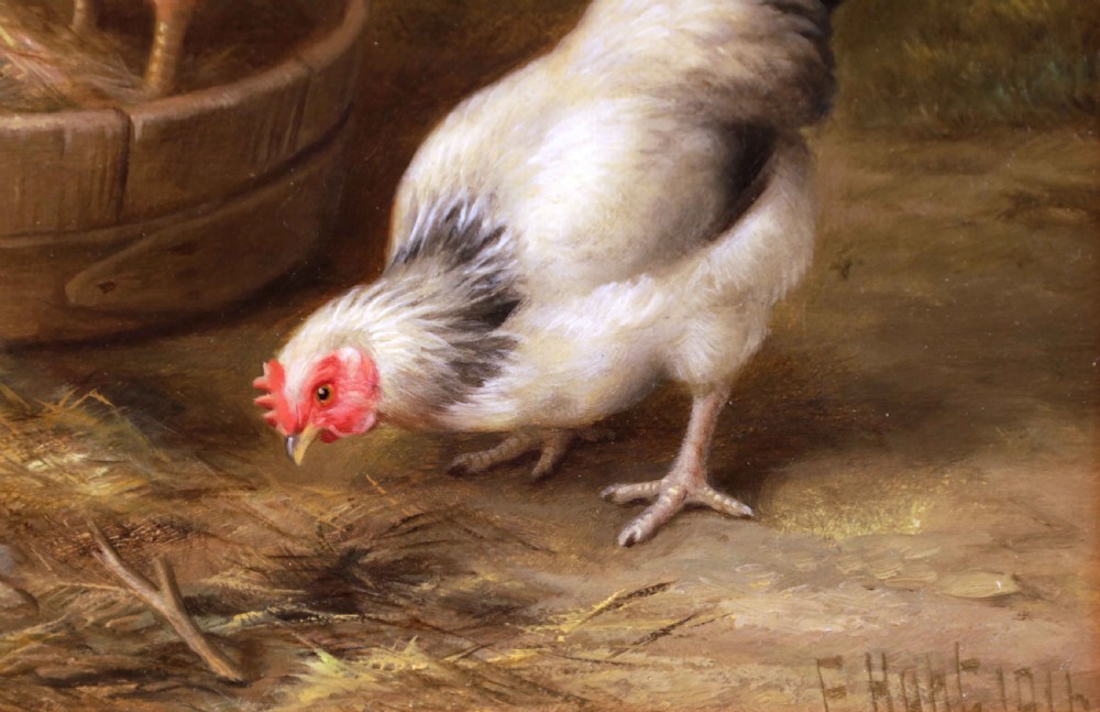 Edgar Hunt (1876 - 1953) Oil on Canvas View V