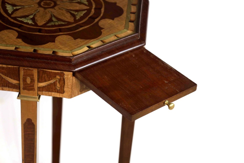A Fine Quality Ormolu and Inlaid Mahogany Victorian Kettle stand View II