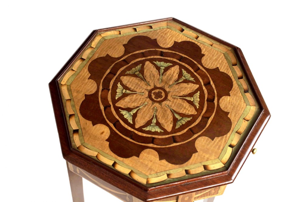 A Fine Quality Ormolu and Inlaid Mahogany Victorian Kettle stand View III