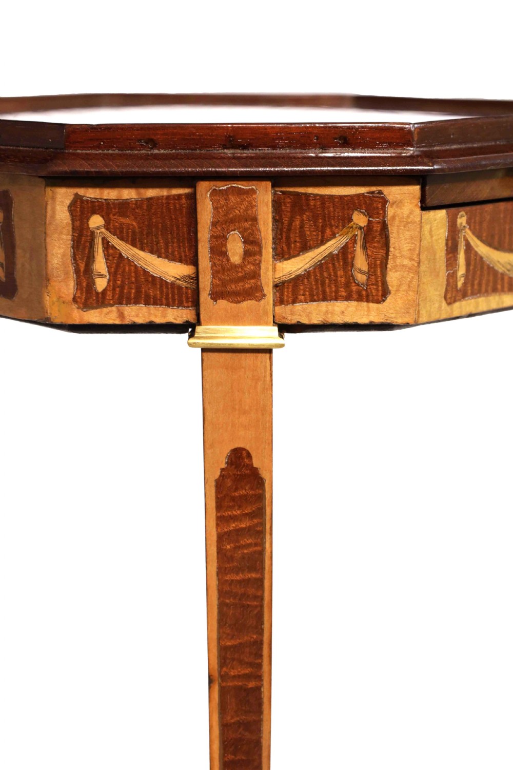 A Fine Quality Ormolu and Inlaid Mahogany Victorian Kettle stand View IV