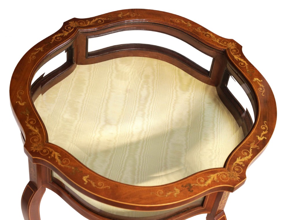 A Fine Quality Late Victorian Oval Bijouterie Table View III