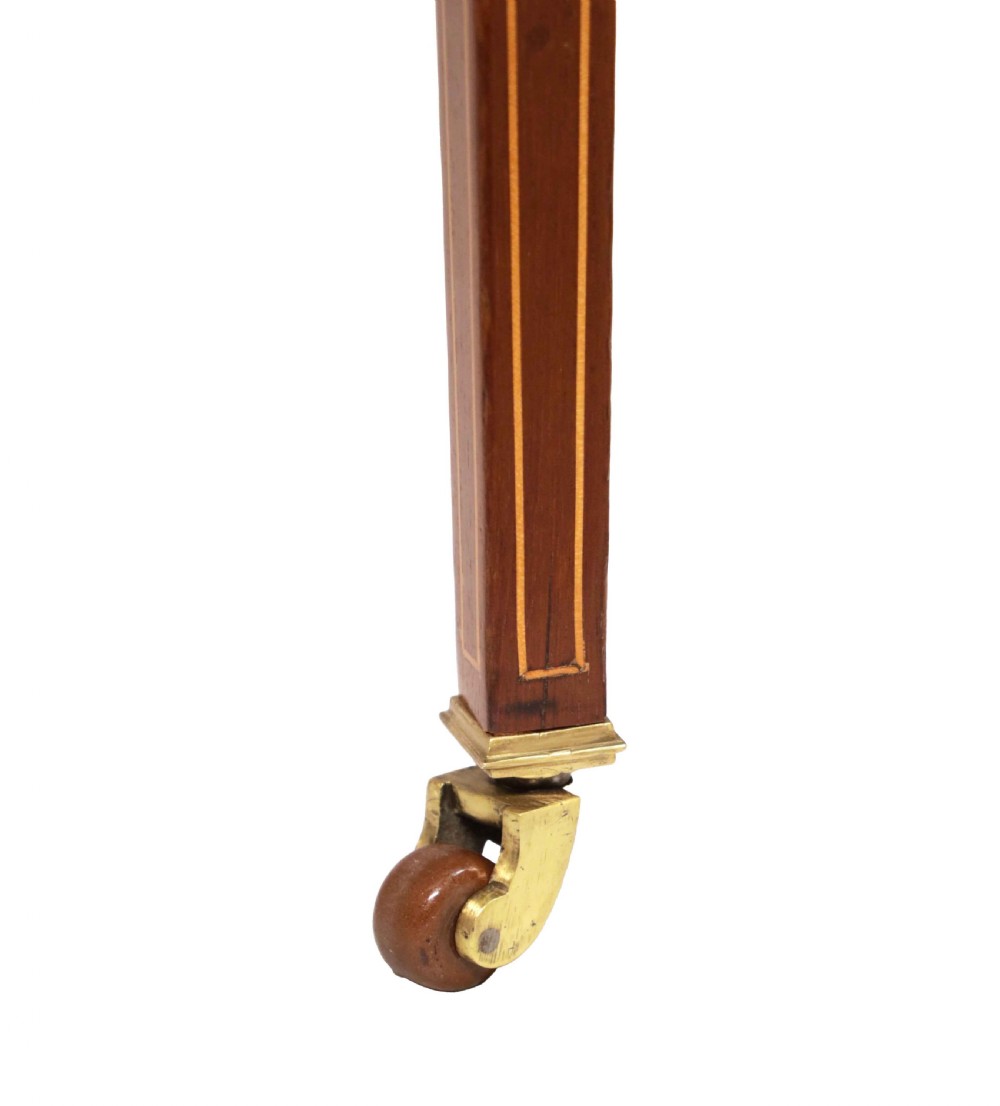 The Quality Edwardian Mahogany Inlaid Pembroke Table View V